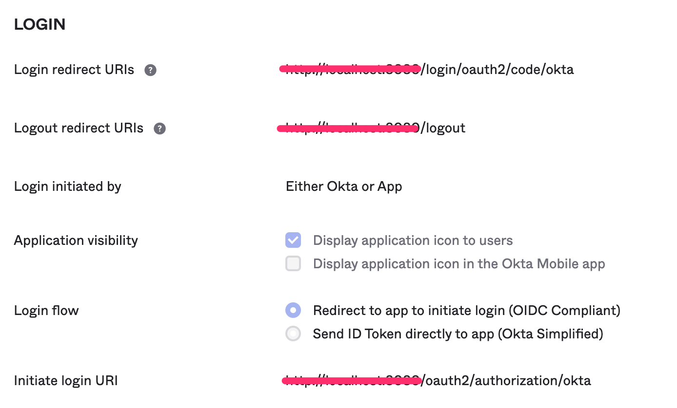 Okta Setup Login